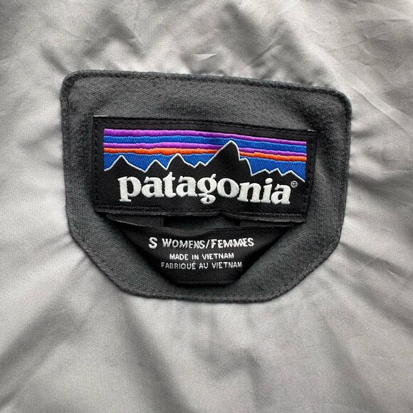 Patagonia Parka Jacket Womens Small Gray Full Zip Quilted Puffer Coat STY27695 - Picture 3 of 16